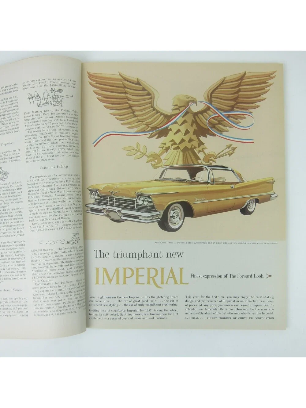 Vintage FORTUNE Magazine December 1956 Buick, Oldsmobile, Chrysler, Reynolds Ads